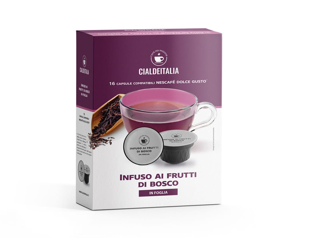 Infuso ai Frutti di Bosco in foglia - 16 capsule